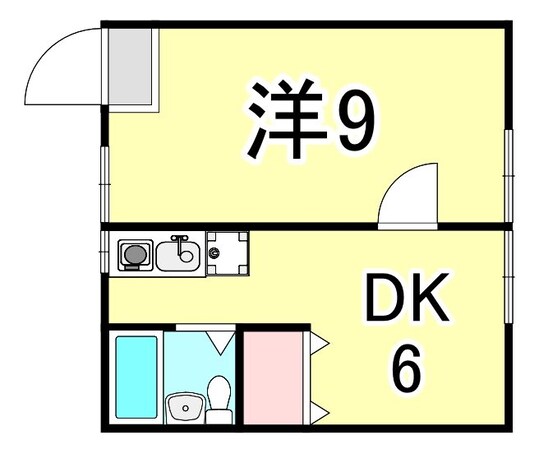 土居アパートの物件間取画像